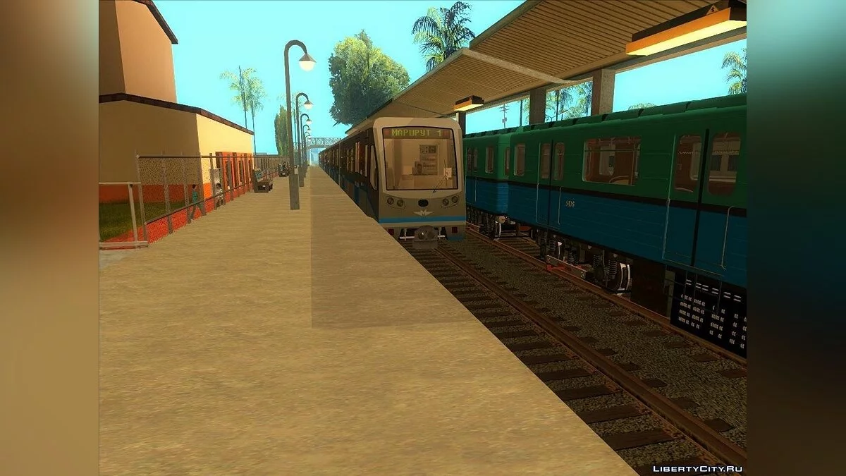 Высокие платформы на ж/д станциях / GTA San Andreas