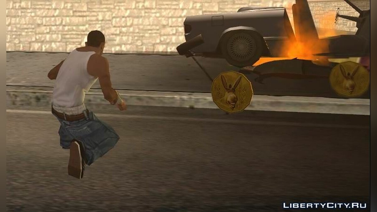 Скачать Монетка из игры Шрек 2 для GTA San Andreas