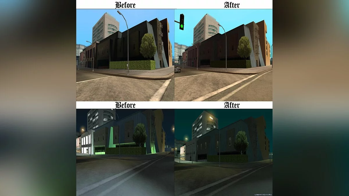 Vertex Colour Fixes + Improvements / GTA San Andreas