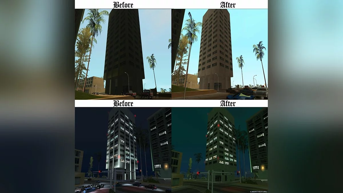 Vertex Colour Fixes + Improvements / GTA San Andreas