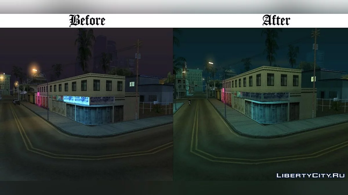 Vertex Colour Fixes + Improvements / GTA San Andreas