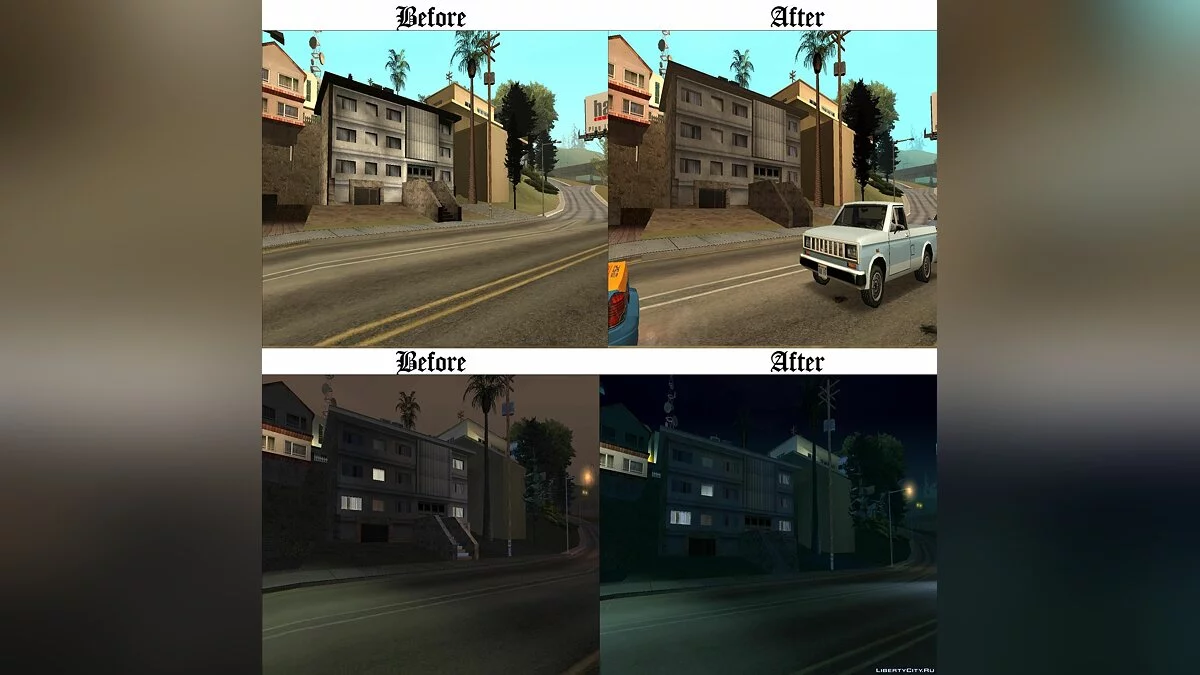 Vertex Colour Fixes + Improvements / GTA San Andreas