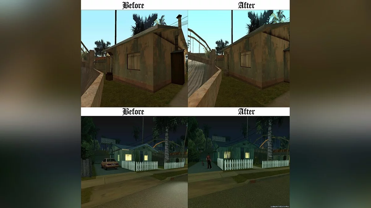 Vertex Colour Fixes + Improvements / GTA San Andreas