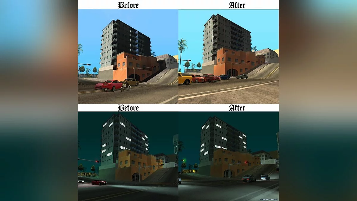 Vertex Colour Fixes + Improvements / GTA San Andreas