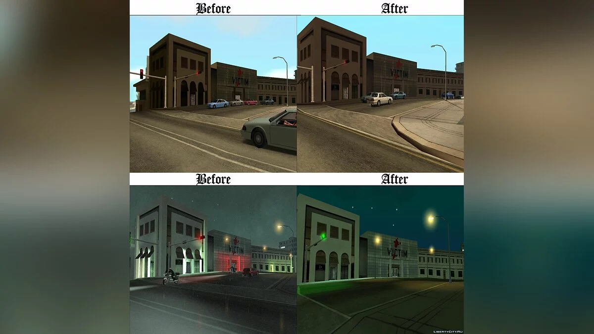 Vertex Colour Fixes + Improvements / GTA San Andreas