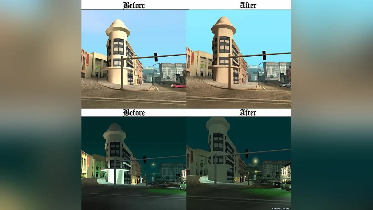 Vertex Colour Fixes + Improvements / GTA San Andreas