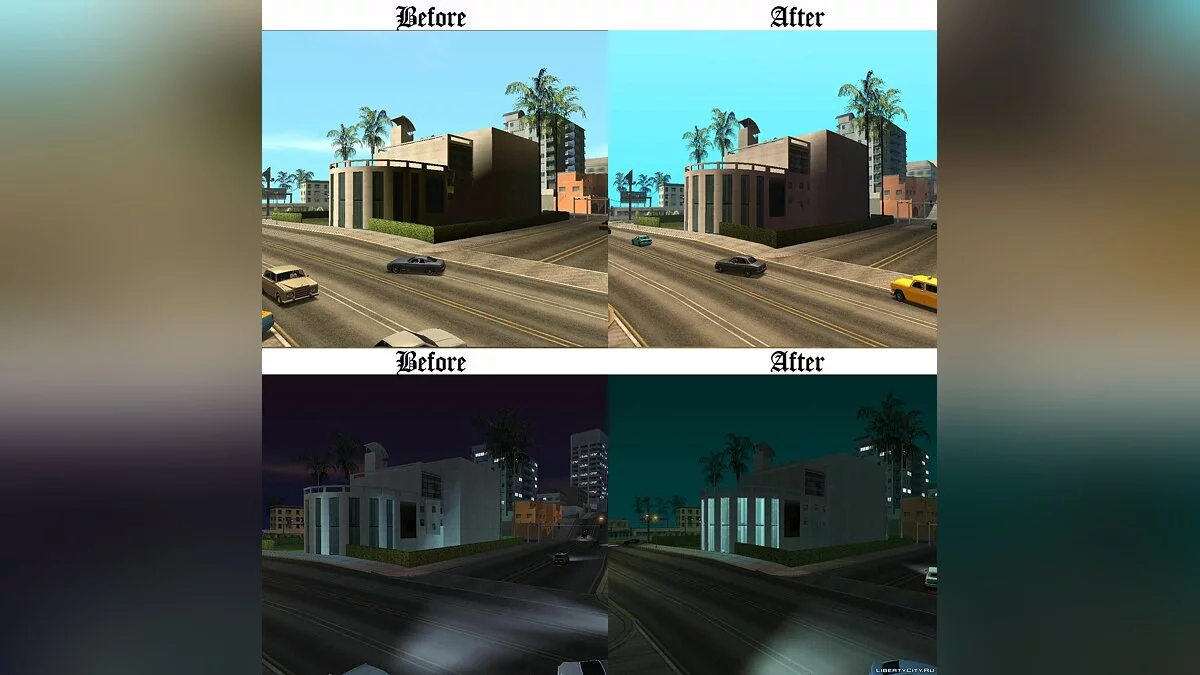 Vertex Colour Fixes + Improvements / GTA San Andreas