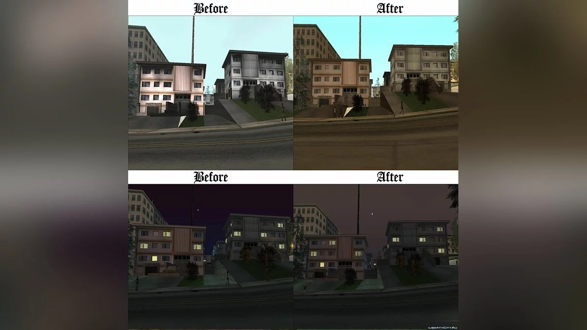 Vertex Colour Fixes + Improvements / GTA San Andreas