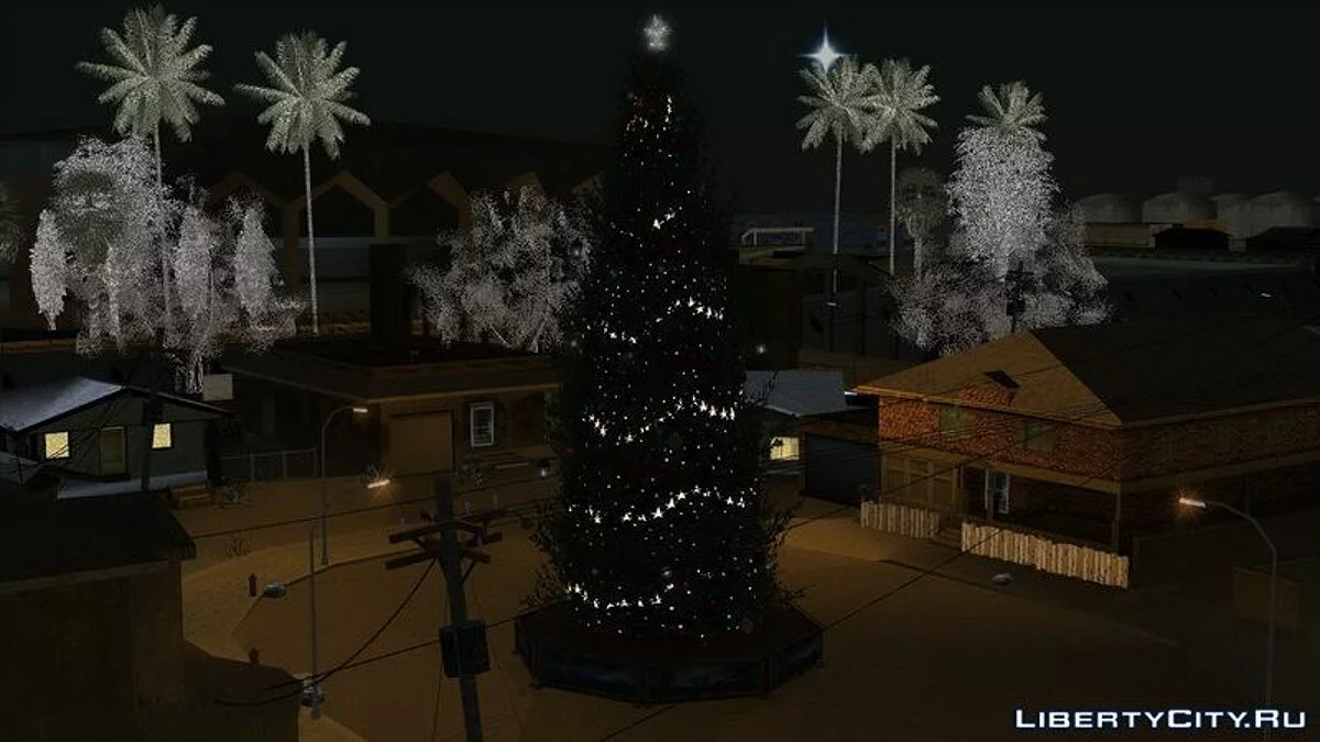 Новогодние (рождественские) ели из GTA V / GTA San Andreas