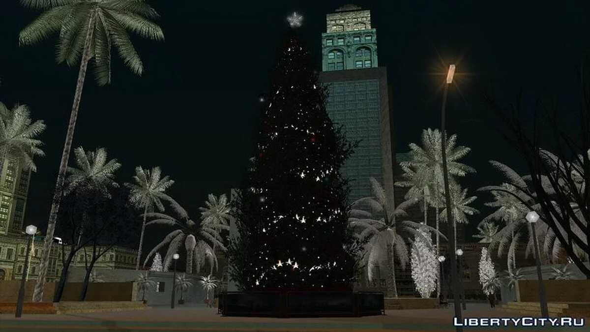 Новогодние (рождественские) ели из GTA V / GTA San Andreas