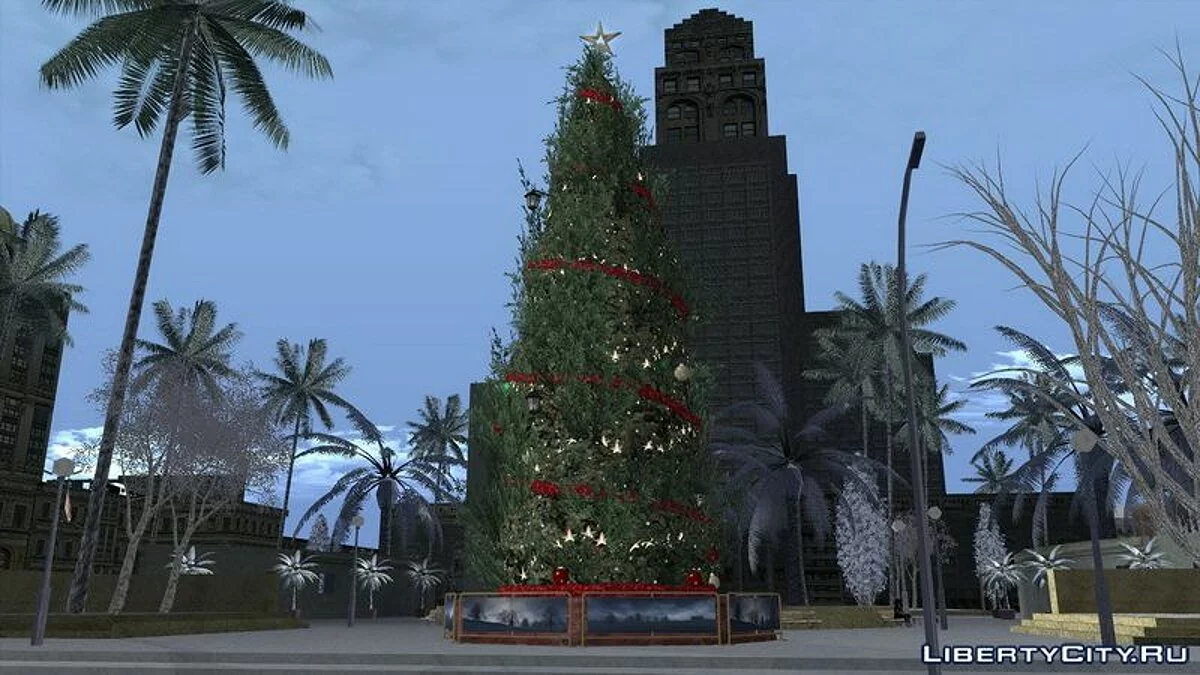 Новогодние (рождественские) ели из GTA V / GTA San Andreas