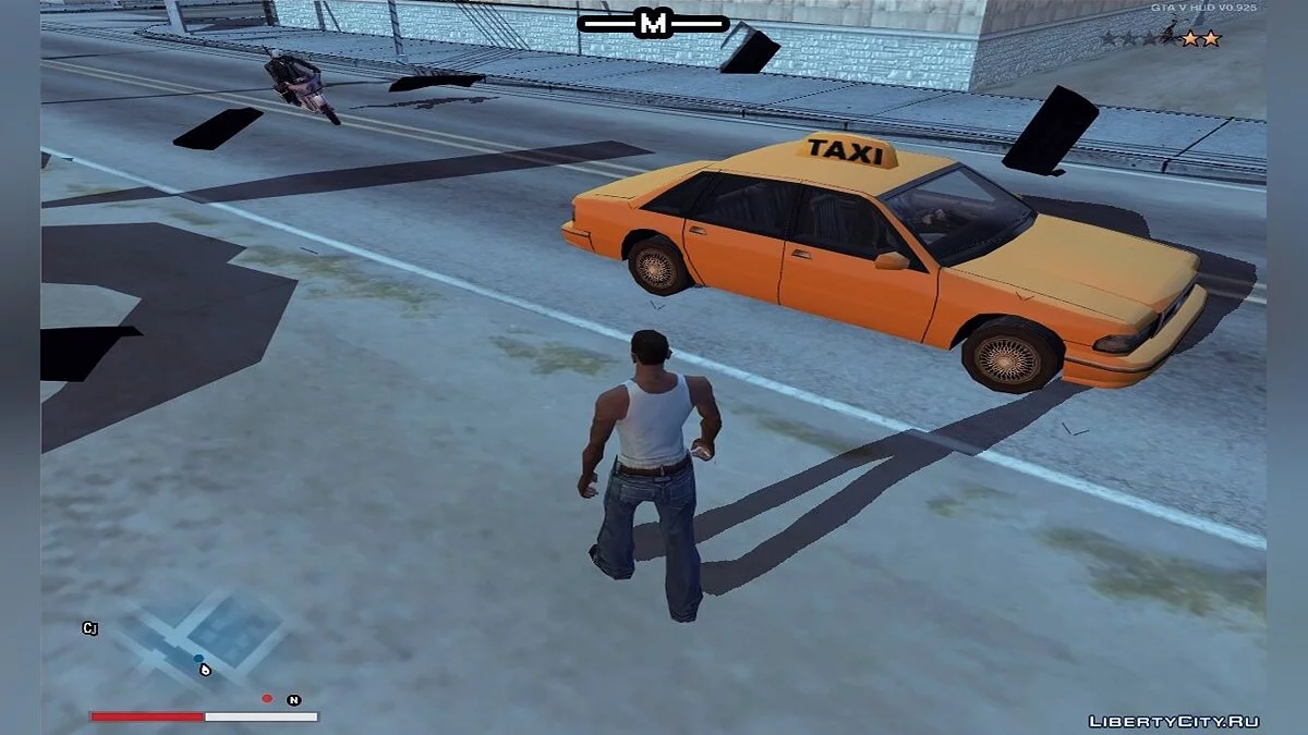 Addon For GTA V Hud v0.925 by DK22Pac / GTA San Andreas