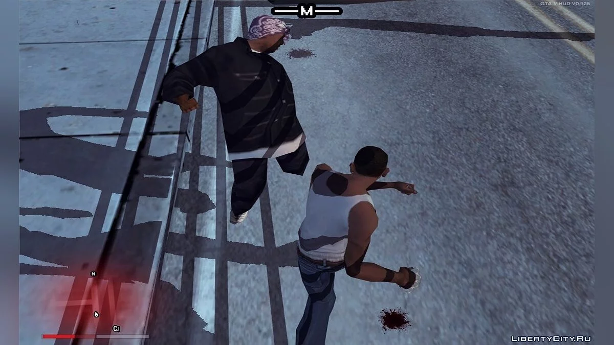 Addon For GTA V Hud v0.925 by DK22Pac / GTA San Andreas