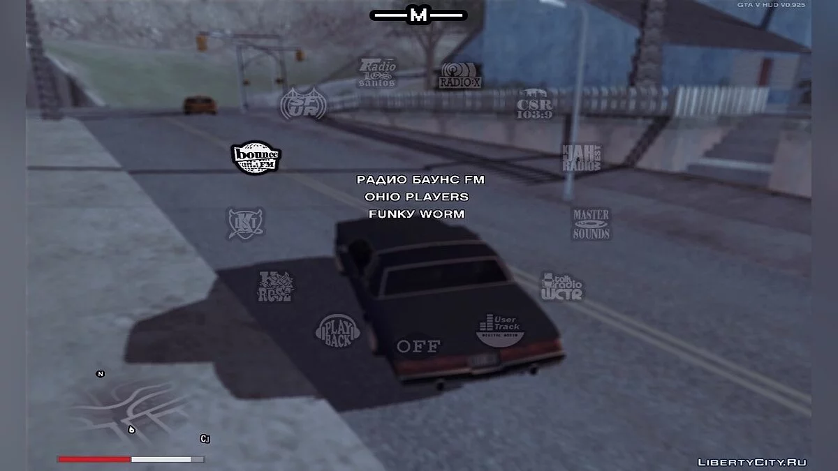 Addon For GTA V Hud v0.925 by DK22Pac / GTA San Andreas