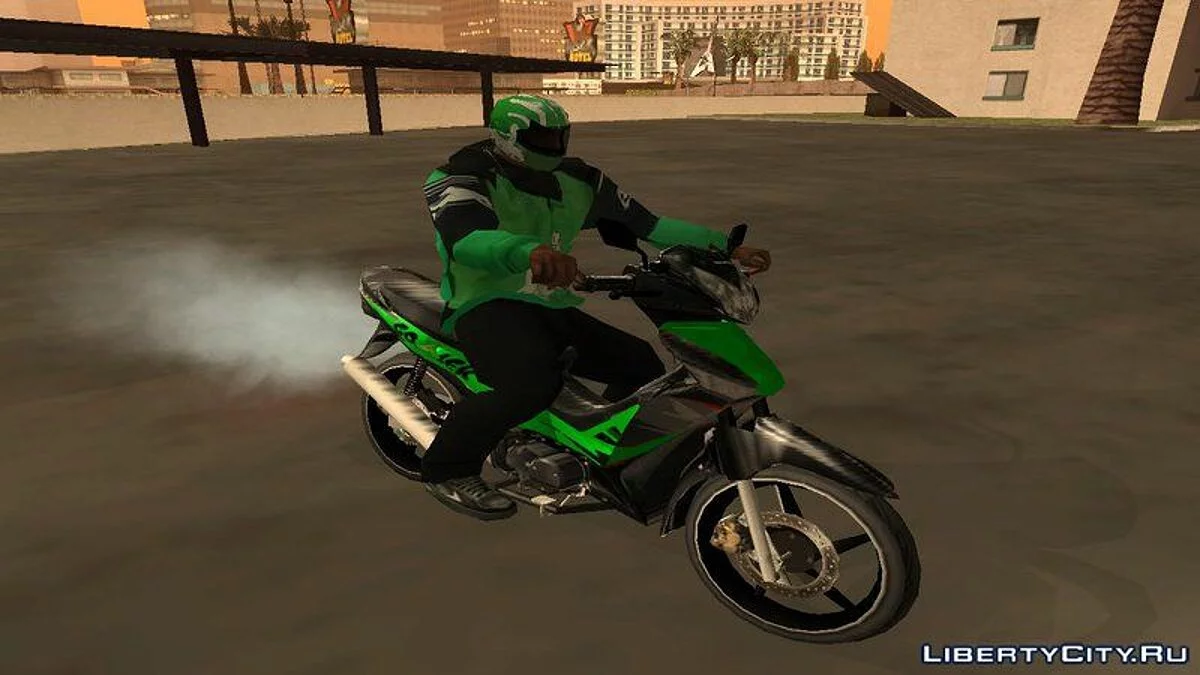 Go-Jek Kit (Helmet, Jacket, Motorcycle) / GTA San Andreas