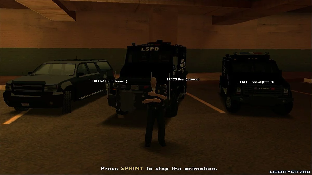 LSPD & LSCSD модпак / GTA San Andreas