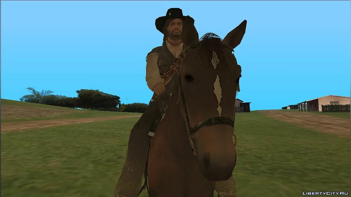 Турецкая лошадь из игры "Red Dead Redemption" / GTA San Andreas