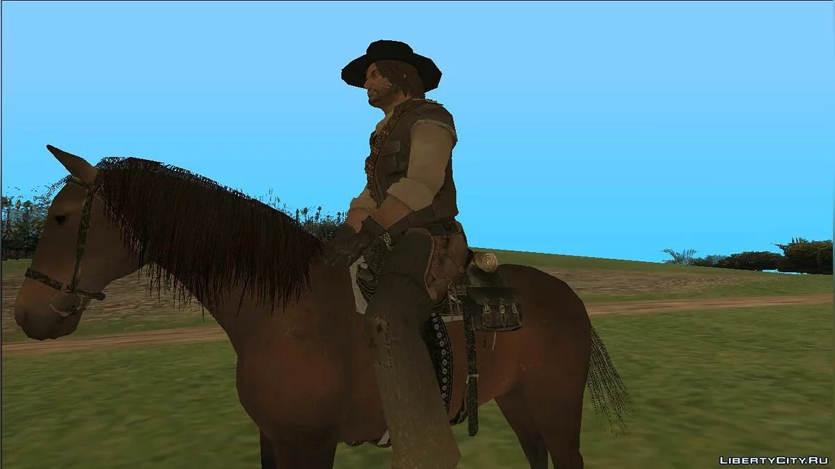 Турецкая лошадь из игры "Red Dead Redemption" / GTA San Andreas