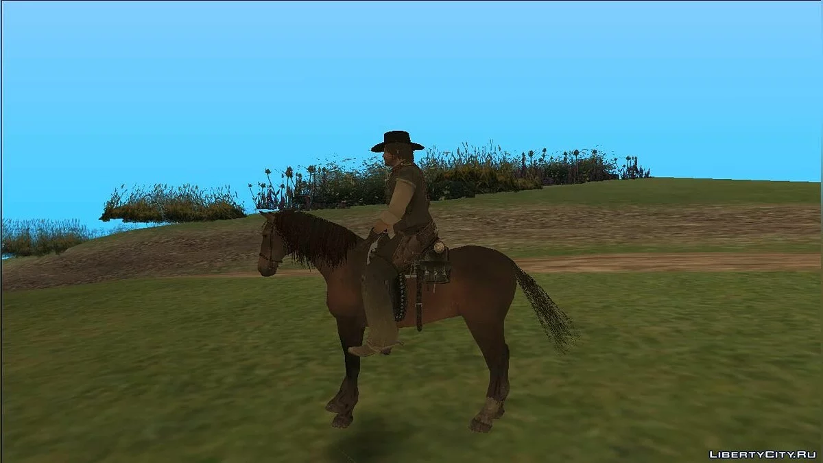 Турецкая лошадь из игры "Red Dead Redemption" / GTA San Andreas