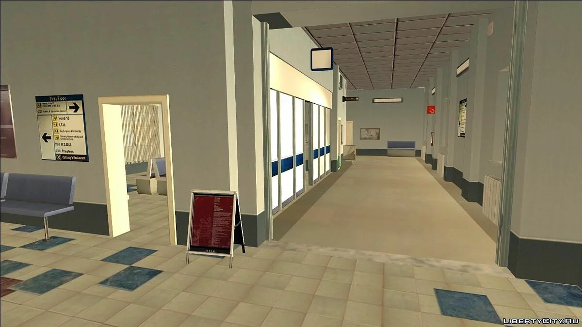 Интерьер больницы Лос-Сантоса / GTA San Andreas
