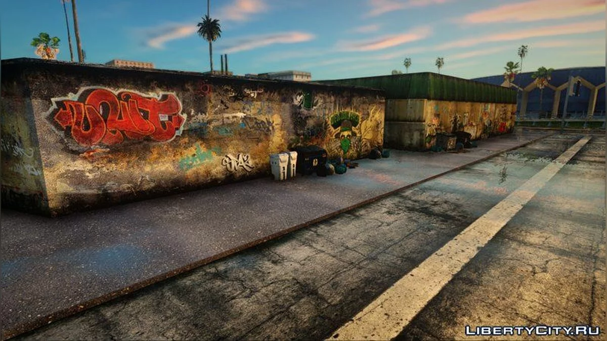 HD текстуры Гантона / GTA San Andreas