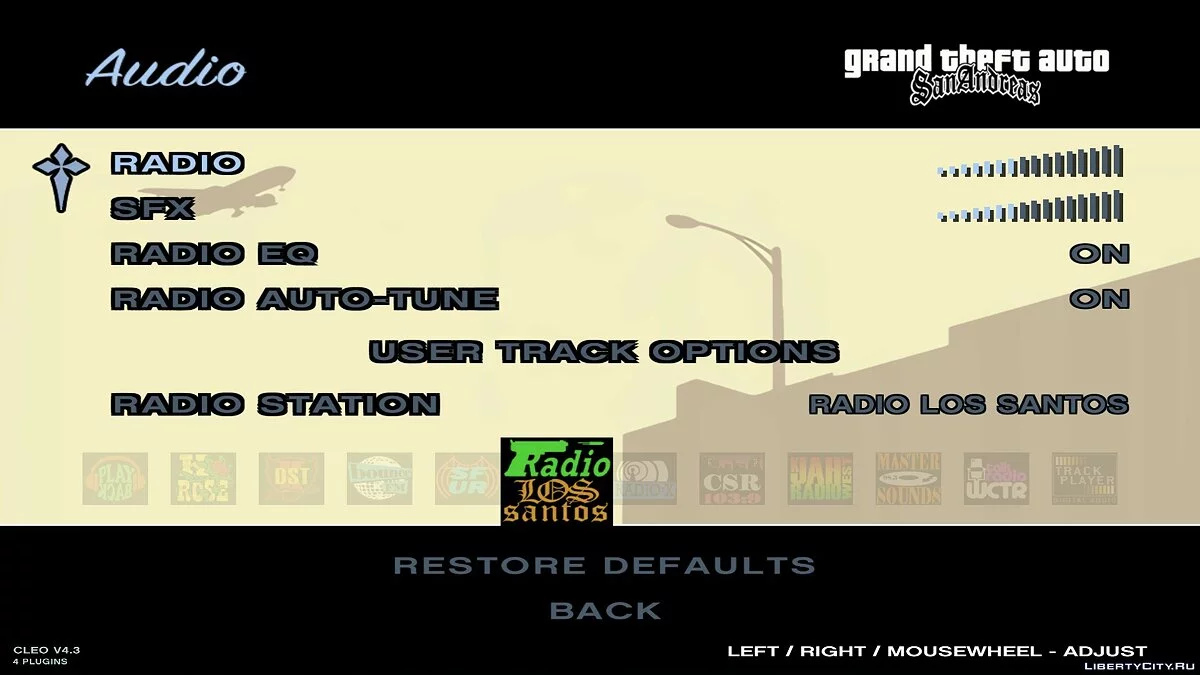 Загрузочные экраны и меню к модификации Amazing Player Female / GTA San Andreas