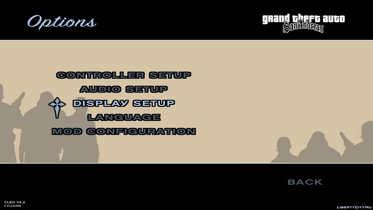 Загрузочные экраны и меню к модификации Amazing Player Female / GTA San Andreas