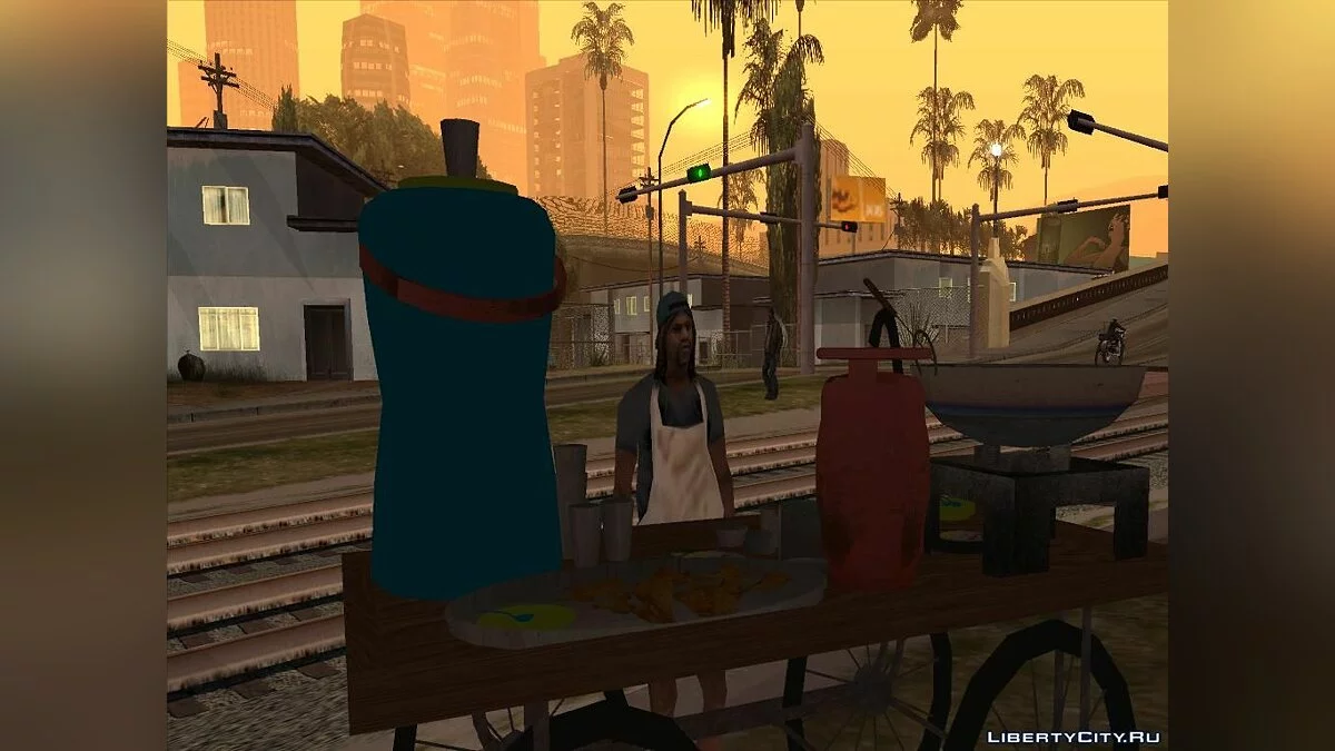 Пакистанская тележка с едой  / GTA San Andreas
