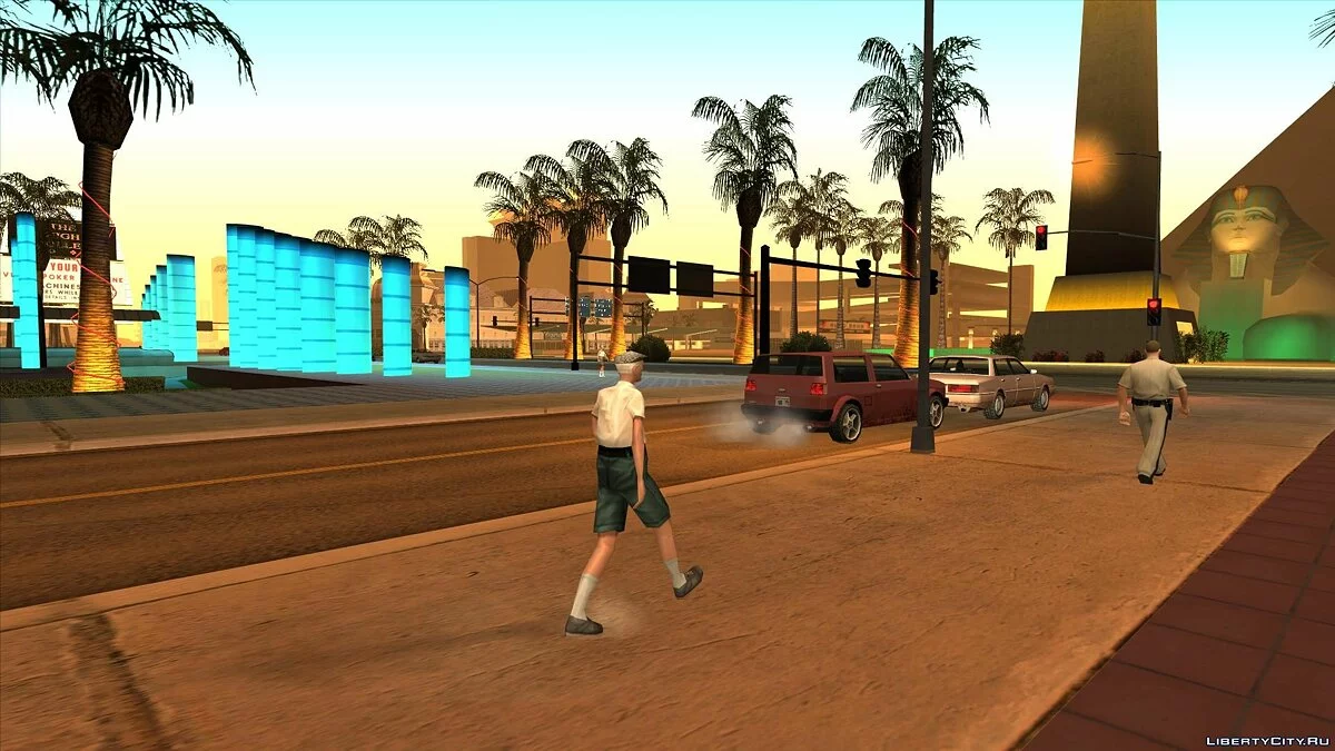 Реалистичное расписание городской жизни / GTA San Andreas