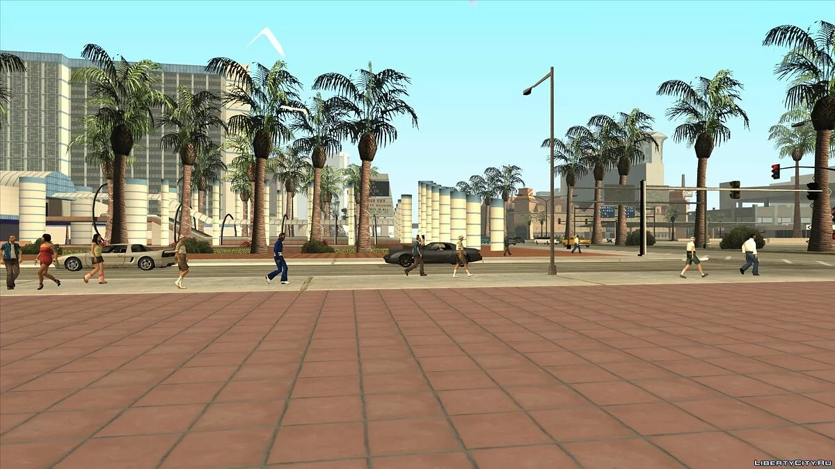 Реалистичное расписание городской жизни / GTA San Andreas