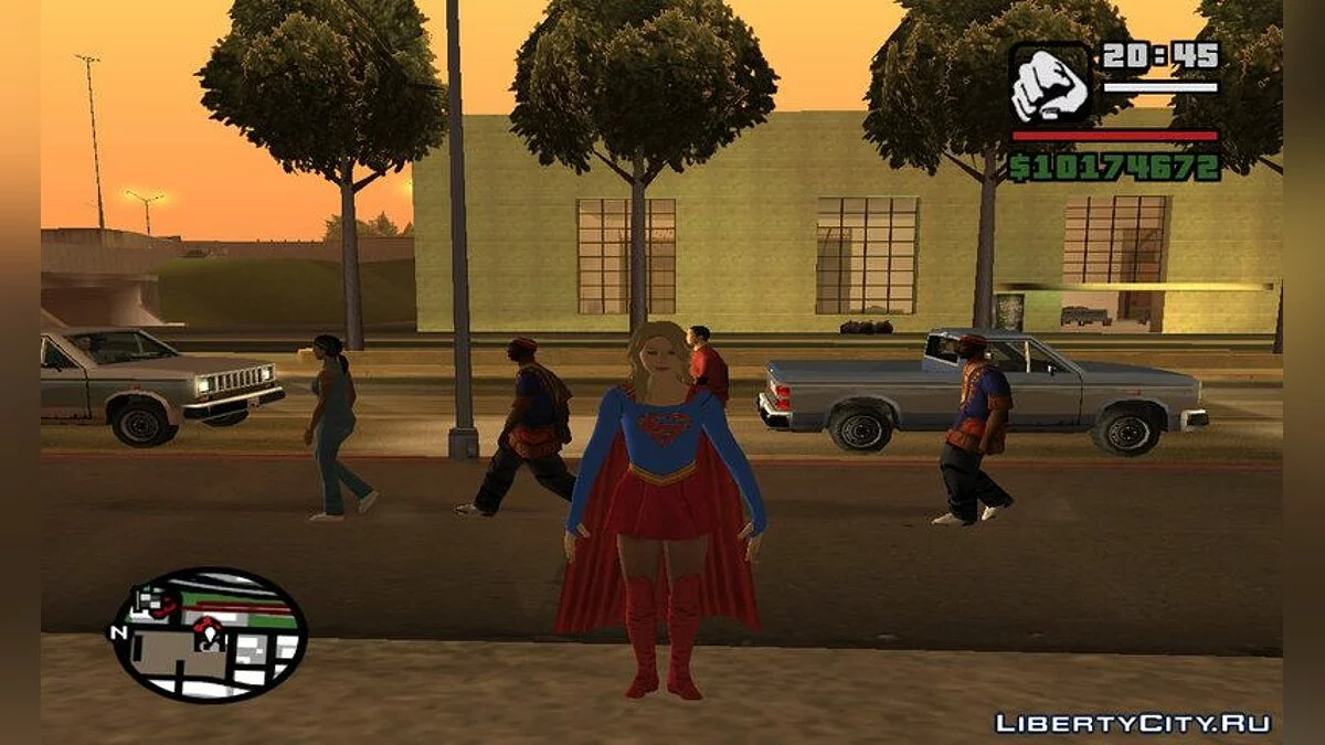 Супергерл мод / GTA San Andreas