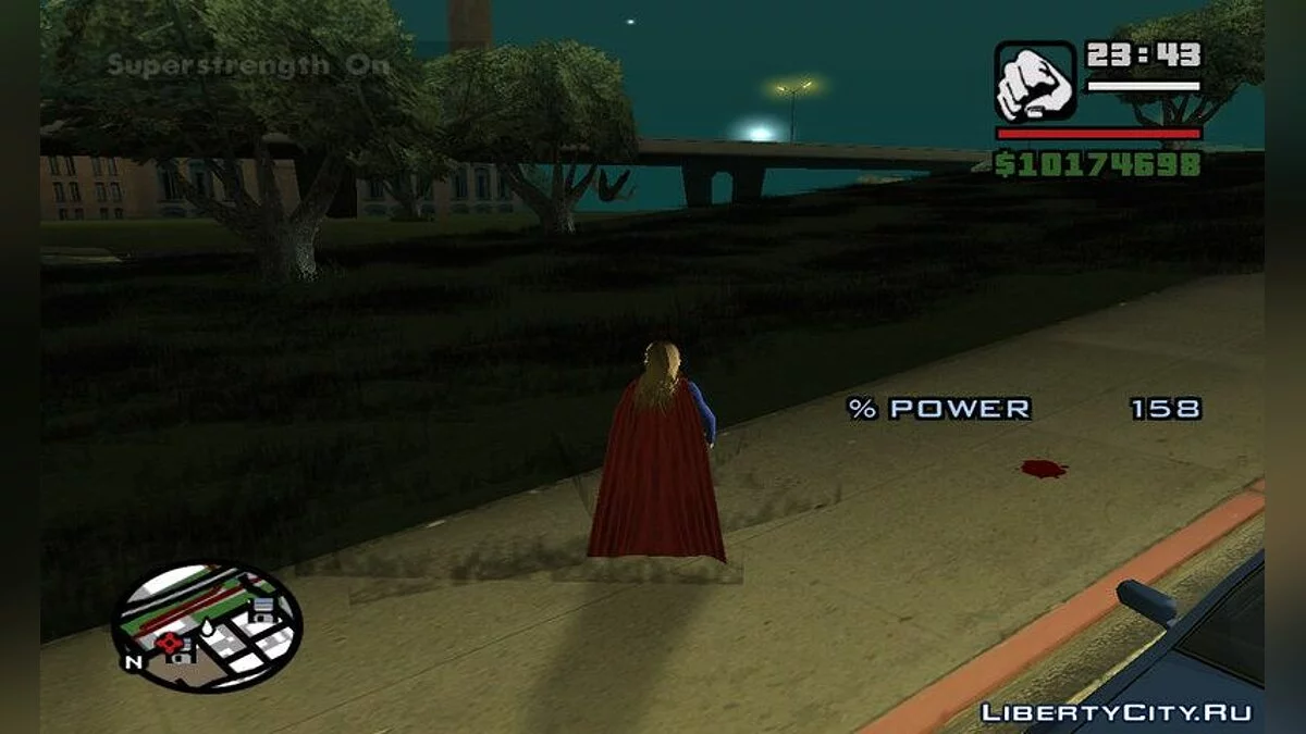Супергерл мод / GTA San Andreas