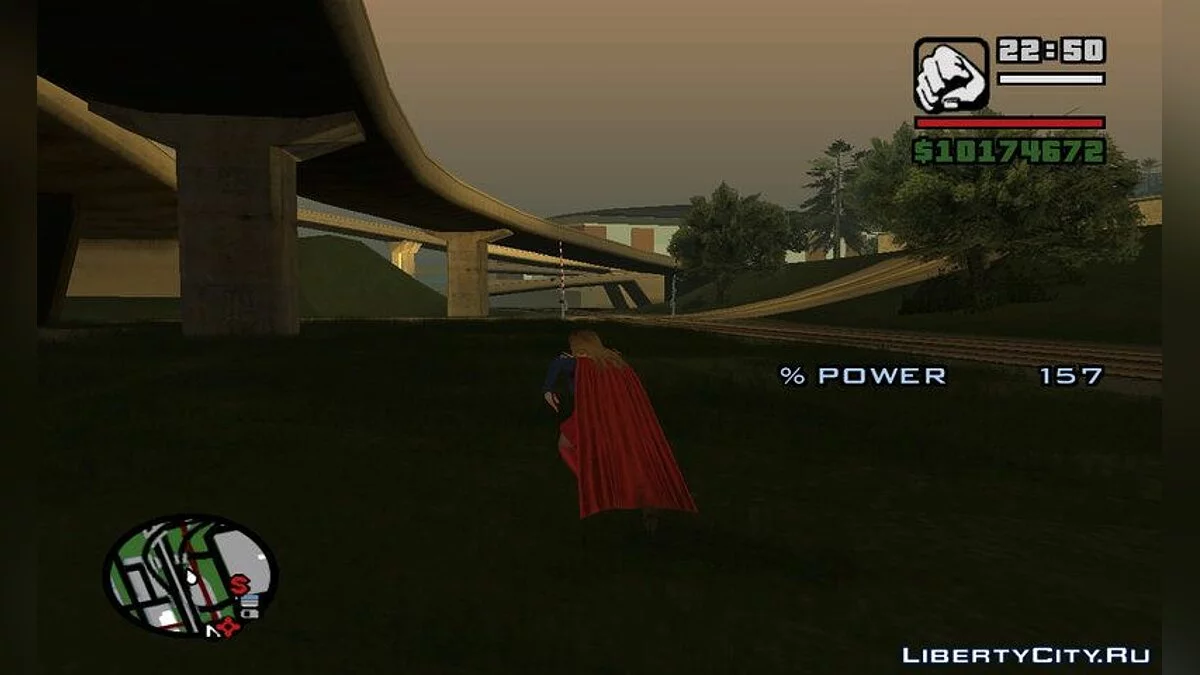 Супергерл мод / GTA San Andreas