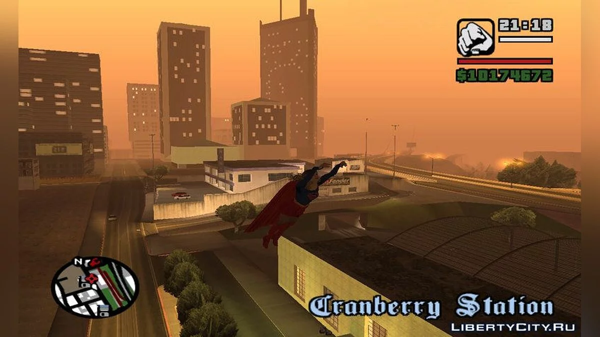 Супергерл мод / GTA San Andreas