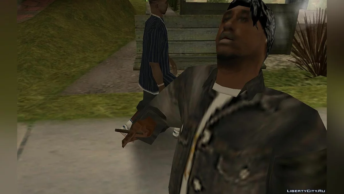 Новые бутылки и сигареты братков в HD / GTA San Andreas