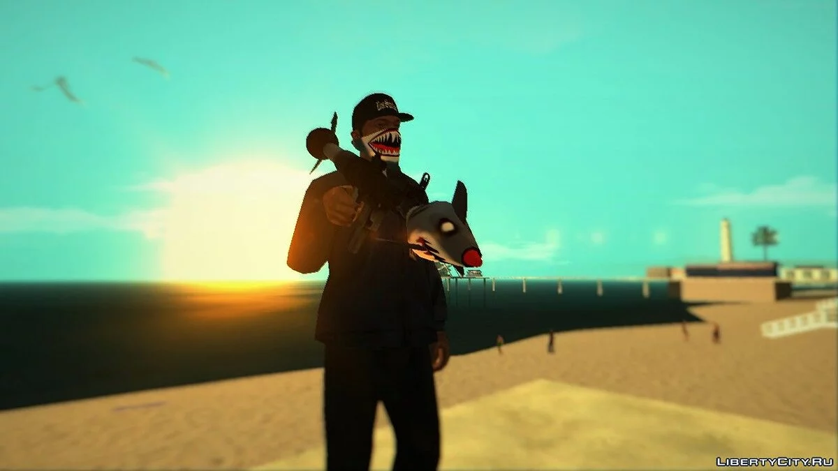 Новый РПГ и бандана акула / GTA San Andreas