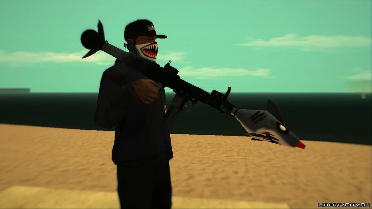 Новый РПГ и бандана акула / GTA San Andreas