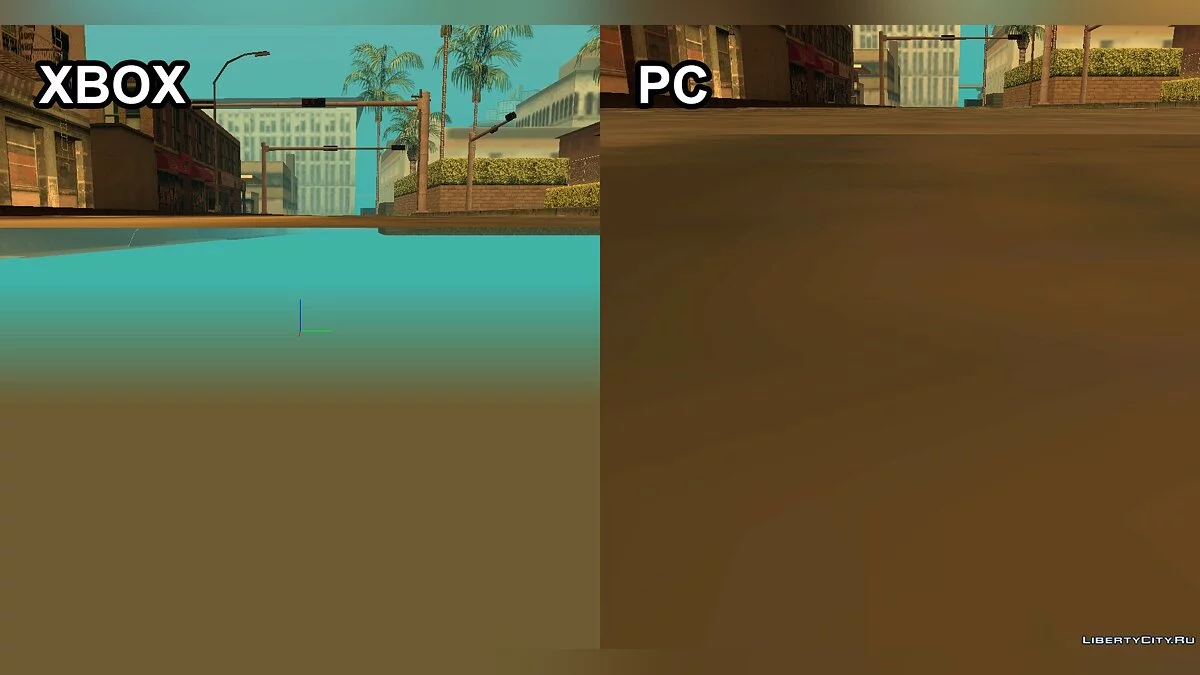 Особенности карты XBOX версии игры / GTA San Andreas