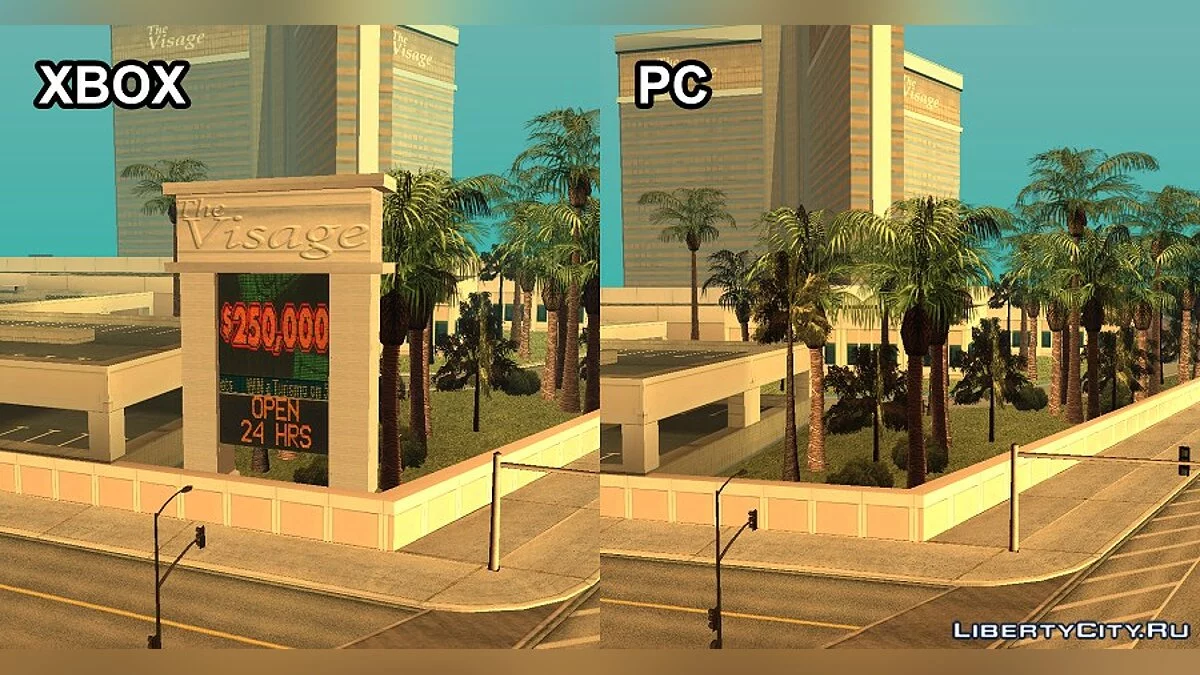 Особенности карты XBOX версии игры / GTA San Andreas