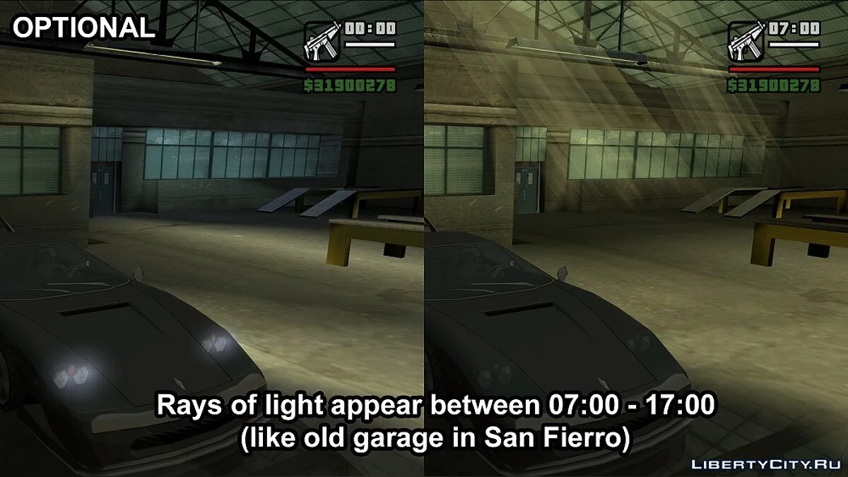 Особенности карты XBOX версии игры / GTA San Andreas