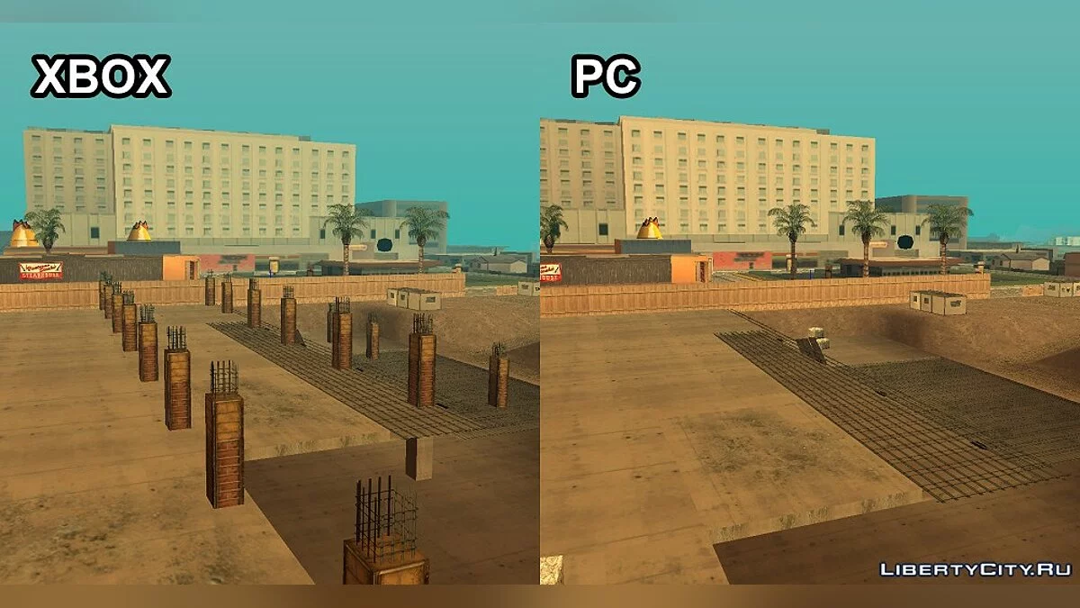Особенности карты XBOX версии игры / GTA San Andreas