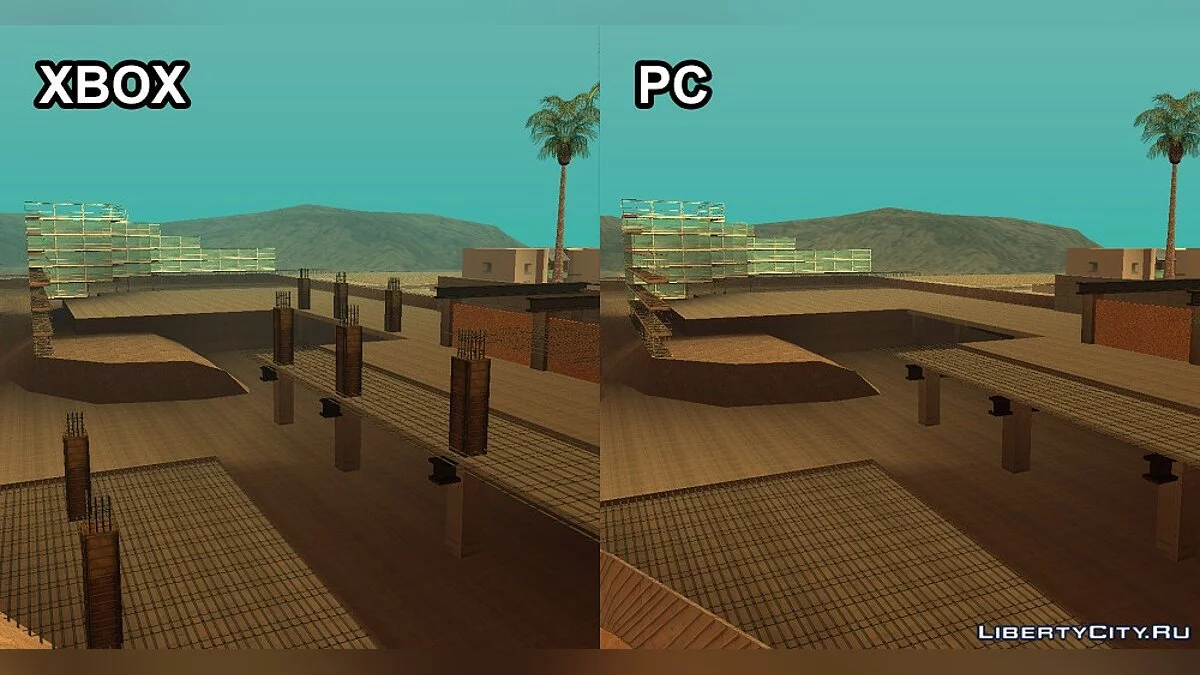 Особенности карты XBOX версии игры / GTA San Andreas