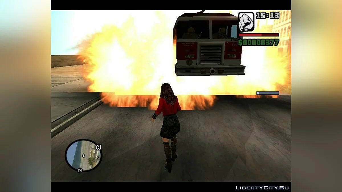 Суперспособности Алой ведьмы / GTA San Andreas