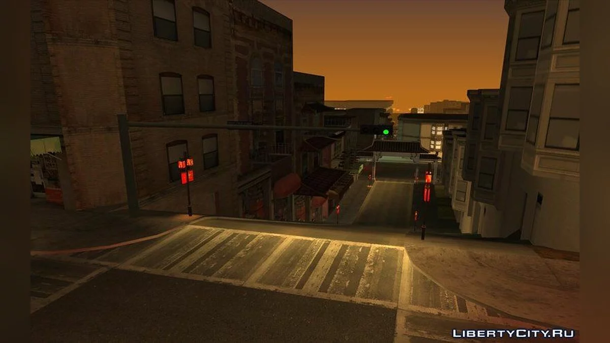 Новые ворота и фонари в китайском квартале / GTA San Andreas