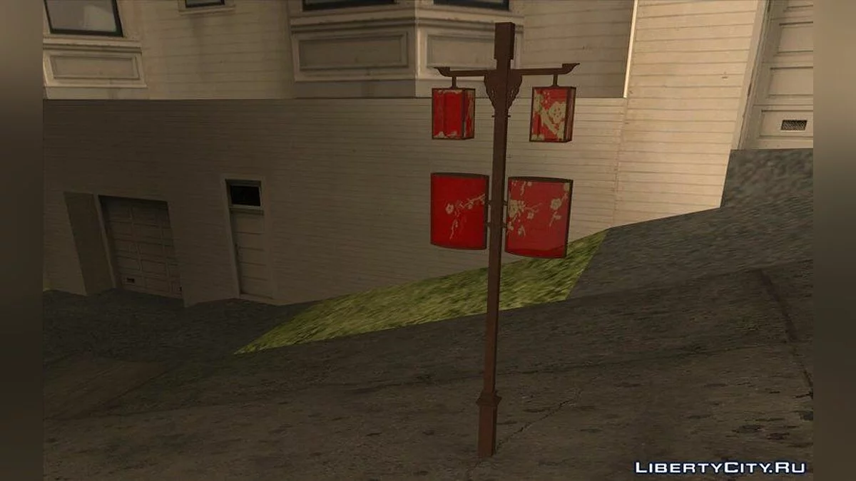Новые ворота и фонари в китайском квартале / GTA San Andreas