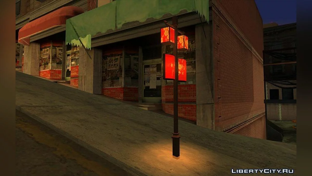 Новые ворота и фонари в китайском квартале / GTA San Andreas
