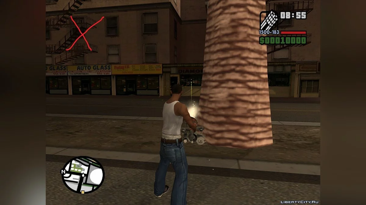 Фикс коллизий пальм / GTA San Andreas