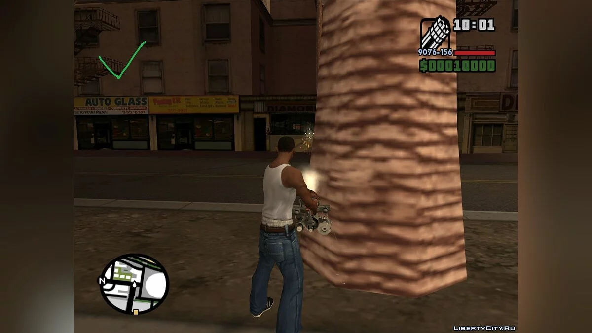 Фикс коллизий пальм / GTA San Andreas