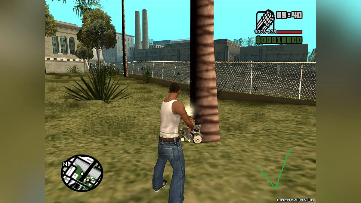Фикс коллизий пальм / GTA San Andreas