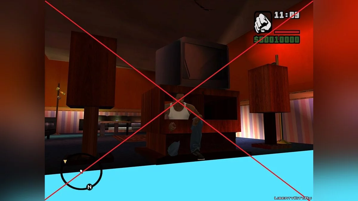 Исправленная коллизия для домов Би-Дапа [Неактуально] / GTA San Andreas